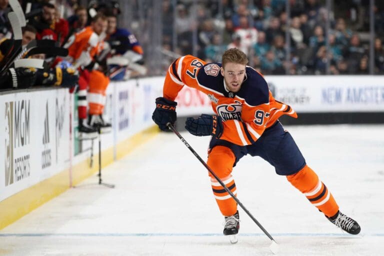 Connor McDavid skating